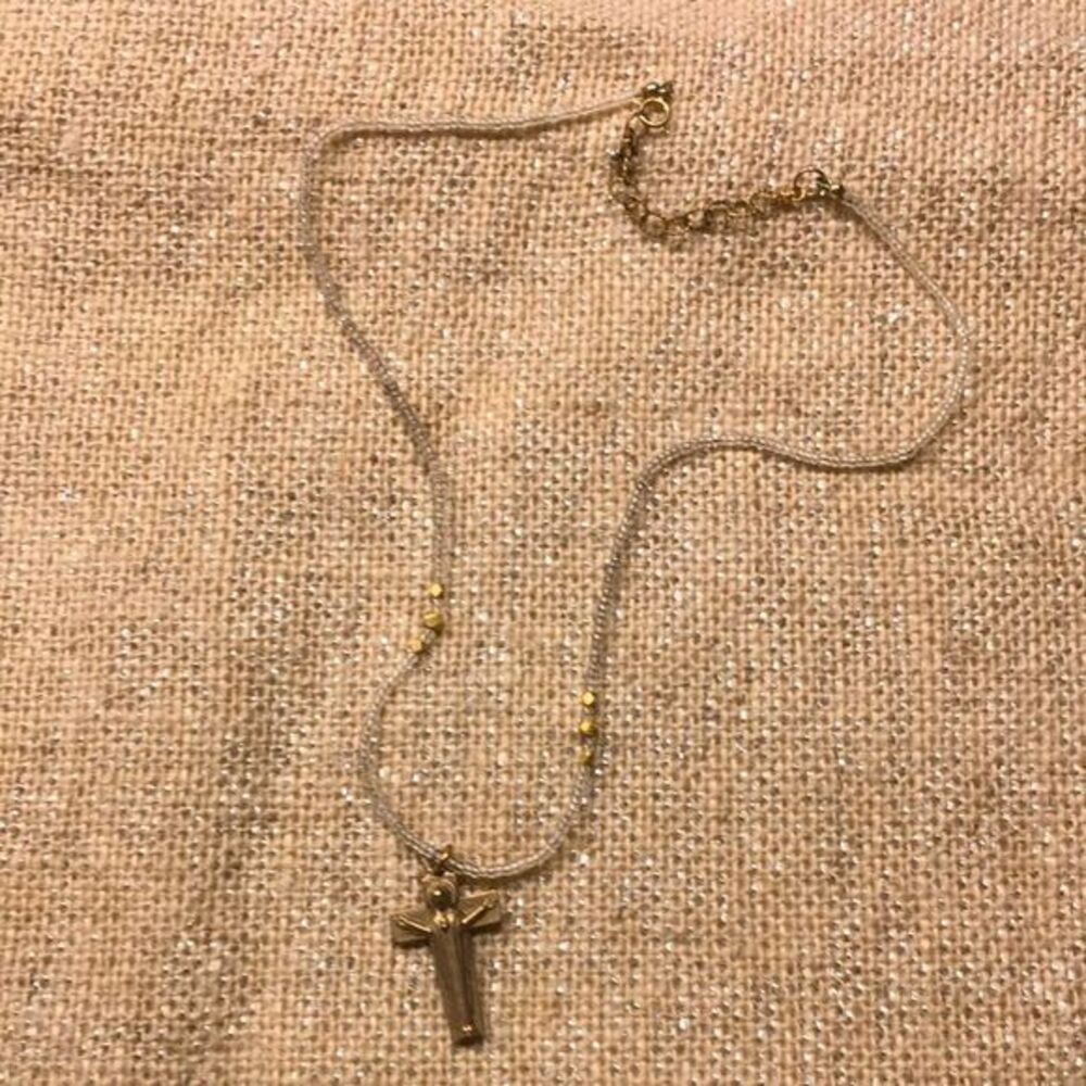 Beaded Cross Necklace‎